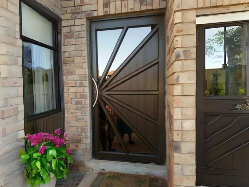 Installation of aluminium door Installation of aluminium door